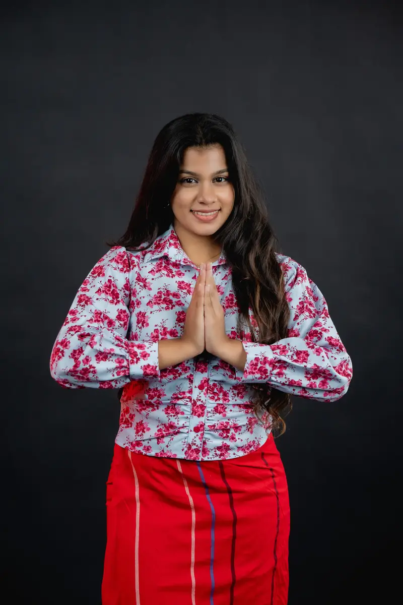 Vintage Bloom Ruched Blouse alternate 1